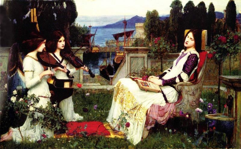 John William Waterhouse waterhouse Saint Cecilia